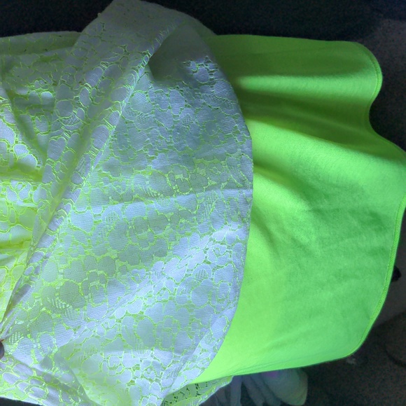 Aeropostale Neon Lace Dress Small - Picture 7 of 7